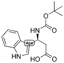 (S)-3-TERT-BUTOXYCARBONYLAMINO-3-(1H-INDOL-3-YL)-PROPIONIC ACID Struktur