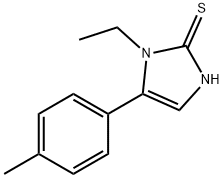 1-ETHYL-5-(4-METHYLPHENYL)-1H-IMIDAZOLE-2-THIOL Struktur