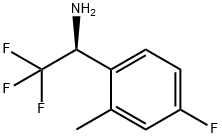(1S)-2,2,2-TRIFLUORO-1-(4-FLUORO-2-METHYLPHENYL)ETHYLAMINE Struktur