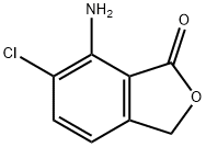 7-AMINO-6-CHLORO-3 H-ISOBENZOFURAN-1-ONE Struktur