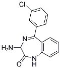 3-AMINO-5-(3-CHLORO-PHENYL)-1,3-DIHYDRO-BENZO[E][1,4]DIAZEPIN-2-ONE Struktur