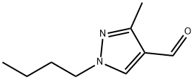 1-BUTYL-3-METHYL-1H-PYRAZOLE-4-CARBALDEHYDE Struktur