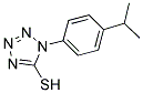 1-(4-ISOPROPYLPHENYL)-1H-TETRAZOLE-5-THIOL Struktur