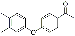 1-(4-(3,4-DIMETHYLPHENOXY)PHENYL)ETHANONE Struktur