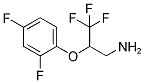 2-(2,4-DIFLUORO-PHENOXY)-3,3,3-TRIFLUORO-PROPYLAMINE Struktur