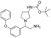 3-N-BOC-AMINO-1-[2-AMINO-1-(3-PHENOXY-PHENYL)-ETHYL]-PYRROLIDINE Struktur