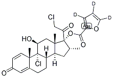 MOMETASONE FUROATE-D3 Struktur