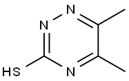 5,6-DIMETHYL-1,2,4-TRIAZINE-3-THIOL Struktur