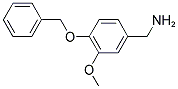 1-[4-(BENZYLOXY)-3-METHOXYPHENYL]METHANAMINE Struktur