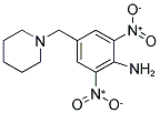 2,6-DINITRO-4-(1-PIPERIDINYLMETHYL)ANILINE Struktur