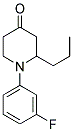 1-N-(3'-FLUOROPHENYL)-2-PROPYL-PIPERIDIN-4-ONE Struktur