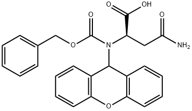 Z-D-ASN(XAN)-OH Struktur