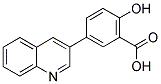 2-HYDROXY-5-(3-QUINOLINYL)BENZOIC ACID Struktur