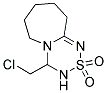 4-CHLOROMETHYL-3,4,6,7,8,9-HEXAHYDRO-5H-2-THIA-1,3,4A-TRIAZA-BENZOCYCLOHEPTENE 2,2-DIOXIDE Struktur