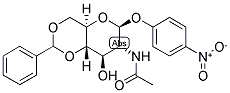 P-NITROPHENYL 2-ACETAMIDO-2-DEOXY-4,6-O-BENZYLIDENE-BETA-D-GLUCOPYRANOSIDE Struktur