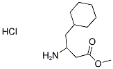 3-AMINO-4-CYCLOHEXYL-BUTYRIC ACID METHYL ESTER HYDROCHLORIDE Struktur