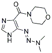 4-({5-[(1E)-3,3-DIMETHYLTRIAZ-1-ENYL]-1H-IMIDAZOL-4-YL}CARBONYL)MORPHOLINE Struktur