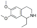 1-ETHYL-6,7-DIMETHOXY-1,2,3,4-TETRAHYDROISOQUINOLINE Struktur