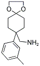 1-[8-(3-METHYLPHENYL)-1,4-DIOXASPIRO[4.5]DEC-8-YL]METHANAMINE Struktur