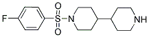 1-(4-FLUORO-BENZENESULFONYL)-[4,4']BIPIPERIDINYL Struktur