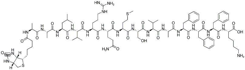 AALVRQMSVAFFFK, BIOBINYLATED Struktur