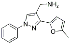 [3-(5-METHYL-2-FURYL)-1-PHENYL-1H-PYRAZOL-4-YL]METHYLAMINE Struktur