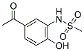 N-(5-ACETYL-2-HYDROXY-PHENYL)-METHANESULFONAMIDE Struktur