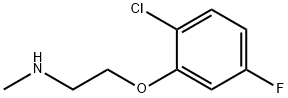 N-[2-(2-CHLORO-5-FLUOROPHENOXY)ETHYL]-N-METHYLAMINE Struktur