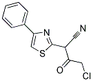 4-CHLORO-3-OXO-2-(4-PHENYL-1,3-THIAZOL-2-YL)BUTANENITRILE Struktur