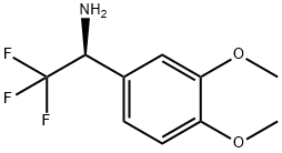 (1S)-1-(3,4-DIMETHOXYPHENYL)-2,2,2-TRIFLUOROETHYLAMINE Struktur