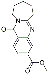 12-OXO-6,7,8,9,10,12-HEXAHYDRO-AZEPINO[2,1-B]QUINAZOLINE-3-CARBOXYLIC ACID METHYL ESTER Struktur