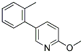 2-METHOXY-5-(2-METHYLPHENYL)PYRIDINE Struktur