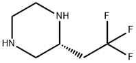 (R)-2-(2,2,2-TRIFLUORO-ETHYL)-PIPERAZINE Struktur