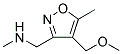 ([4-(METHOXYMETHYL)-5-METHYLISOXAZOL-3-YL]METHYL)METHYLAMINE Struktur