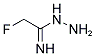 1-IMINO-2-FLUOROETHYL HYDRAZINE Struktur