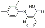 2-[(2,4-DIMETHYLPHENYL)THIO]NICOTINIC ACID Struktur