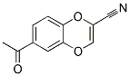 6-ACETYL-1,4-BENZODIOXINE-2-CARBONITRILE Struktur