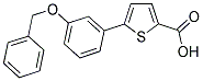 5-[3-(BENZYLOXY)PHENYL]-2-THIOPHENECARBOXYLIC ACID Struktur