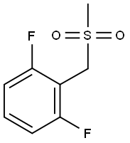 2,6-DIFLUOROBENZYLMETHYLSULFONE Struktur