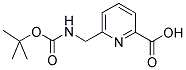 6-(TERT-BUTOXYCARBONYLAMINO-METHYL)-PYRIDINE-2-CARBOXYLIC ACID Struktur