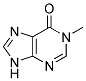 1-METHYL-1,9-DIHYDRO-6H-PURIN-6-ONE Struktur