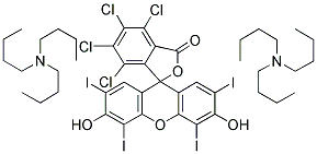 ROSE BENGAL, BIS[TRI(N-BUTYL)] AMMONIUM SALT Struktur