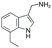 7-ETHYL-1H-INDOL-3-METHYLAMINE Struktur