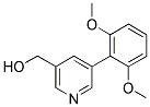 [5-(2,6-DIMETHOXYPHENYL)PYRIDIN-3-YL]METHANOL Struktur