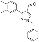 1-BENZYL-3-(3,4-DIMETHYLPHENYL)-1H-PYRAZOLE-4-CARBALDEHYDE Struktur