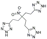 5-{3-NITRO-5-(2H-TETRAZOL-5-YL)-3-[2-(2H-TETRAZOL-5-YL)ETHYL]PENTYL}-2H-TETRAZOLE Struktur