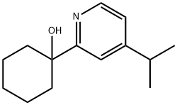 1-(4-ISOPROPYL-PYRIDIN-2-YL)-CYCLOHEXANOL Struktur