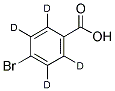 4-BROMOBENZOIC-D4 ACID Struktur