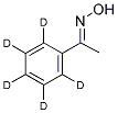 ACETOPHENONE-2',3',4',5',6'-D5-OXIME Struktur