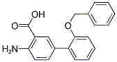 4-AMINO-2'-(BENZYLOXY)[1,1'-BIPHENYL]-3-CARBOXYLIC ACID Struktur